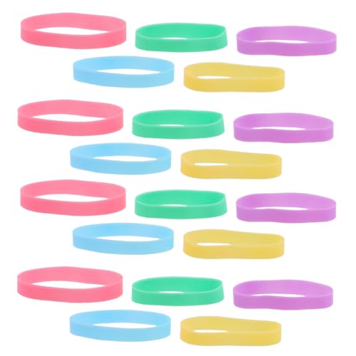 VALICLUD 5packung Pack Mini Haargummis Für Kleinkinder Elastische Haargummis Bunten Farben Mädchen Vielseitig Einsetzbar Als Haarband Oder Armband Langlebig Und Dehnbar von VALICLUD