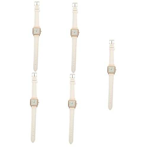 VALICLUD 5stücke Damen Armbanduhr Mit Verstellbarem Gürtel Leuchtende Quarzuhr Für Alltag Und Business Hochwertiges Langlebiges Material Elegantes Design Für Jeden Anlass Präzise von VALICLUD