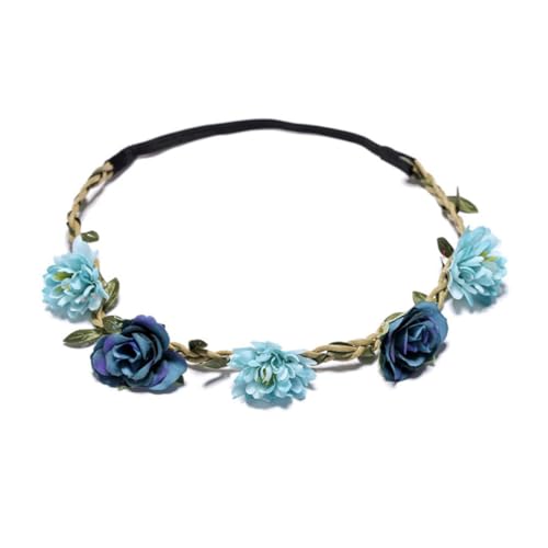 VALICLUD Blumenmädchen Kopfschmuck 5st Haargummi Tiara Haarband Florales Stirnband Braut-gänseblümchen-kopfbedeckung Mädchen Kranz Kleines Gänseblümchen Blumenstirnbänder Für Mädchen von VALICLUD