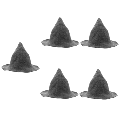 VALICLUD 5St Hexenhut Bucket Hat Kostüm für Kinder Kleidung halloween kostüm halloween costume m.a.s.k faltbarer Hut faltbarer Hexenhut Modellieren Hexen Hut Zubehör Wintermütze Partybedarf von VALICLUD