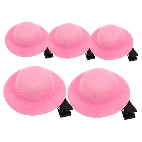 VALICLUD 5stücke Dekorative Haarspangen Mini Hut Haarspangen Für Mädchen Haarschmuck Mit Miniatur Hut Design Für Party Und Geburtstag von VALICLUD