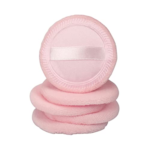 VALICLUD 5stücke Runde Puderquaste Aus Baumwolle Für Lockeres Puder Foundation-puderquaste Als Make-up-tool Mineralpuderquaste Für Damen Und Mädchen von VALICLUD