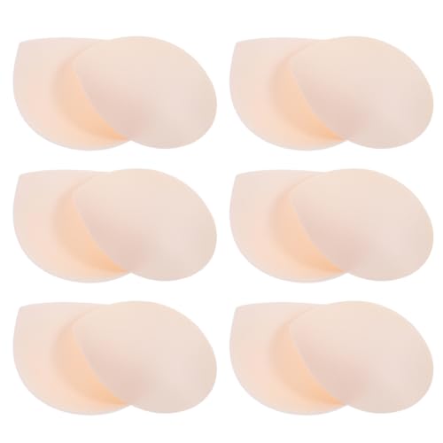 VALICLUD 6 Paar Herausnehmbare Sport-bh-cup-einsätze Brusternährungsset Badeanzugeinsätze Bh-einsätze Für Bikinioberteil Bikinieinsätze Sport-bh-pads Silikonbrüste Unsichtbar Tasse Fräulein von VALICLUD