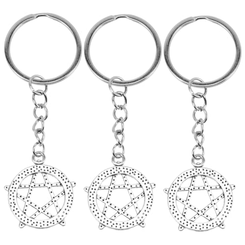 VALICLUD 6 STK Pentagramm Schlüsselanhänger Bulk-schlüsselringe Hängende Verzierung Für Taschen Auto-Gadgets Initialer Schlüsselanhänger Autohaken Schutz Schlüsselanhänger Stern VALICLUD 6 STK Pentagramm Schlüsselanhänger Bulk-schlüsselringe Hängende Verzierung Für Taschen Auto-Gadgets Initialer Schlüsselanhänger Autohaken Schutz Schlüsselanhänger Stern von VALICLUD