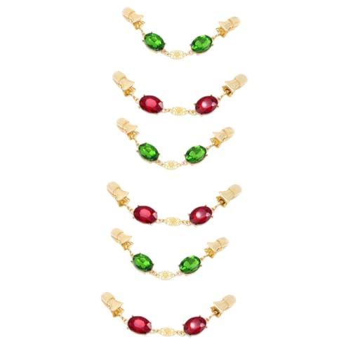 VALICLUD 6 Stk Pullover-Kettenclip schalclip cardigan clip sweater clip wascheklemmer Cardigan-Clip Damen Strickjacken - -Outfit damen sweater Damen Strickjacke Clip Pulloverklemme von VALICLUD