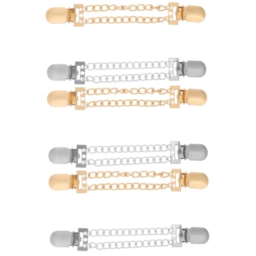 VALICLUD 6 Stk Stylischer Clip-cardigan Pullover-clip- Damen Cardigan Verschluss Cinch-clip Clips Für Pullover Pullover-clips Aus Metall Kleiderklammern Für Frauen Zinklegierung von VALICLUD