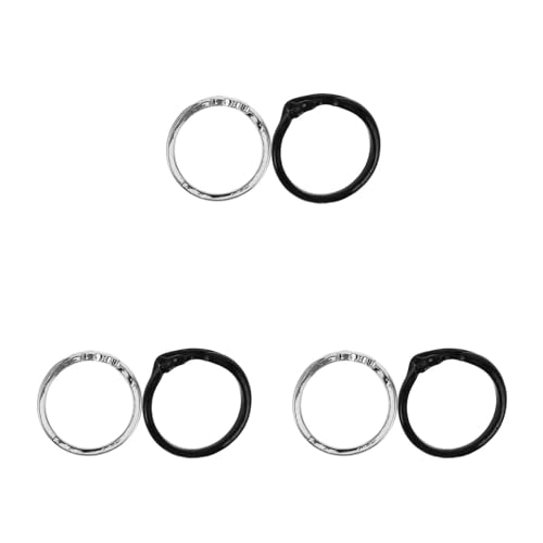 VALICLUD 6 Stk paar engel teufel ringe Leute Gothic-Ringe Männer Liebhaber ihr valtinstaggeschenke vakentienstagsgeschenk personalisierter Ringschmuck Engel-Teufel-Paar-Ringe Zinklegierung von VALICLUD