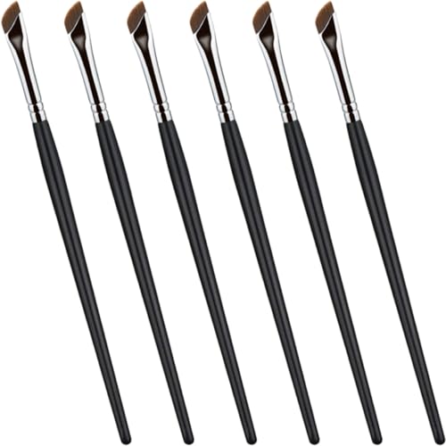 VALICLUD 6stücke Augenpinseln Abgewinkelte Pinsel Für Eyeliner Concealer Und Lidschatten Dünn Für Make-up Für Damen Und Reisen von VALICLUD