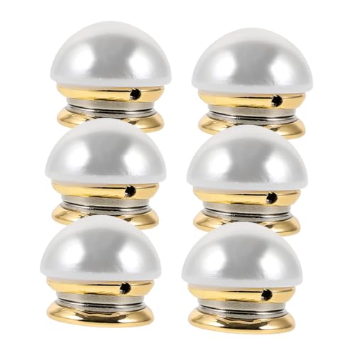 VALICLUD 6 Stück Dekorative Magnet Hemden Abnehmbar Für Kleidung Ohne Nähen Wiederverwendbare Clips Ohne Durchstechen Kleidung Kleider Zum Nähen Perlenbroschen von VALICLUD