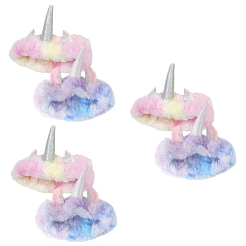 VALICLUD 6stücke Einhorn-haarschmuck Waschbares Spa-stirnband Für Gesichtspflege Und Makeup Haarband Für Damen Und Sportaktivitäten von VALICLUD