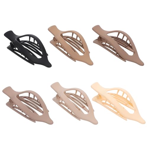 VALICLUD 6 Stück Entenschnabel-clip Clips Zubehör Haarklammer Schnappen Styling Funkelnd Haarspangen Haargummis Für Frauen Haarklemme Clip Große Haarspange Dekorative Haarspangen Stk von VALICLUD