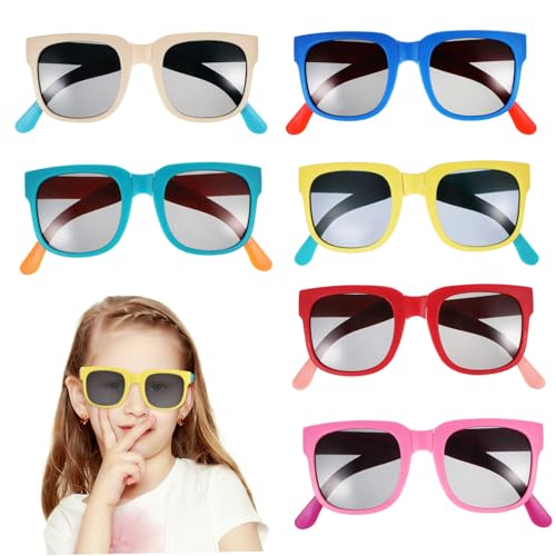 VALICLUD 6 Stück Faltbare Sonnenbrillen Teiliges Uv Beständig Kratzfeste Pc Gläser Leicht Komfortabel Bunte Farben Für Strand Pool Party Jungen Mädchen VALICLUD 6 Stück Faltbare Sonnenbrillen Teiliges Uv Beständig Kratzfeste Pc Gläser Leicht Komfortabel Bunte Farben Für Strand Pool Party Jungen Mädchen von VALICLUD