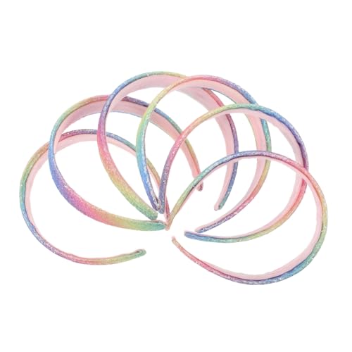 VALICLUD 6stücke Haarbänder Für Mädchen Mit Glitzer-pailletten Stirnbänder Bunte Kopfbedeckungen Für Kleine Mädchen Geburtstags-accessoires Alltags-haar-schmuck von VALICLUD