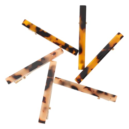 VALICLUD 6 Stück Haarklammern aus Acetat Leichte Rutschfeste Haarspangen für Damen für Verschiedene Frisuren und Anlässe Wie Geburtstage und Feiertage und Schildpatt Design von VALICLUD