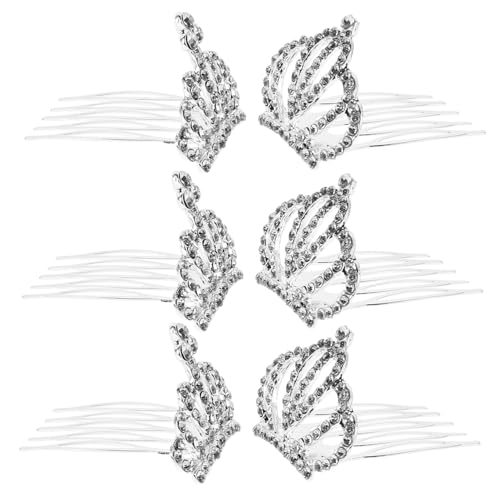 VALICLUD 6 Stück Kopfbedeckung Für Tiara Haarkamm Kamm-tiara Geburtstagskrone Für Mädchen Kleine Tiara Für Kleine Mädchen Prinzessinnenkronen Für Kleine Mädchen Strasssteine Silver VALICLUD 6 Stück Kopfbedeckung Für Tiara Haarkamm Kamm-tiara Geburtstagskrone Für Mädchen Kleine Tiara Für Kleine Mädchen Prinzessinnenkronen Für Kleine Mädchen Strasssteine Silver von VALICLUD