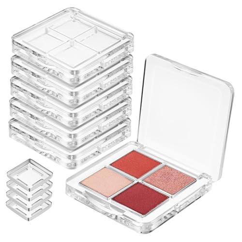 VALICLUD 6stücke Leere Makeup-paletten Transparente Lidschatten Lippenstift-palette Mit Fächern Zur Organisation Von Kosmetikartikeln Für Frauen Und Mädchen von VALICLUD