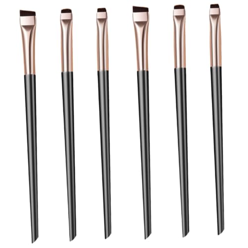 VALICLUD 6 Stück Lidschatten-Pinsel-Set Make -up -Bürsten Eyeliner-Make-up-Pinsel Augenpräzisionspinsel Make-up-Augenpinsel kleiner Eyelinerpinsel Augen-Make-up-Kit Nylonwolle von VALICLUD