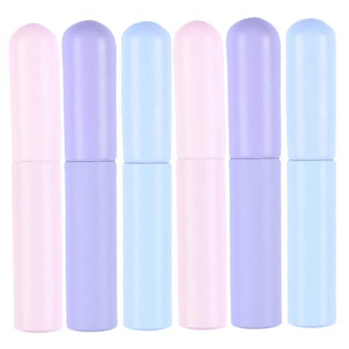 VALICLUD 6 Stück Lippenbürste Lippenstift Applikatorbürste Make-up-Pinsel- Bürsten Glanz Lidschatten-Applikatoren Lippenstiftpinsel Lipgloss- Kieselgel von VALICLUD