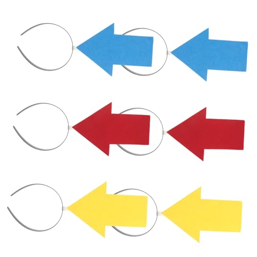 VALICLUD 6 Stück Lustiges Stirnband Event Foto Accessoires Schrulliges Haar Accessoire Festival Stirnband Verspieltes Party Einzigartiger Haarreifen Damen Halloween von VALICLUD