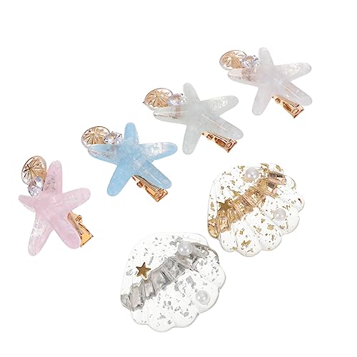 VALICLUD 6stücke Seestern Haarnadeln Mit Muschel Haarspangen Für Mädchen Haar Zubehör Accessoires Für Alltag Und Partyfrisuren VALICLUD 6stücke Seestern Haarnadeln Mit Muschel Haarspangen Für Mädchen Haar Zubehör Accessoires Für Alltag Und Partyfrisuren von VALICLUD