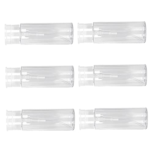 VALICLUD 6 Stück Pressflaschen für Nagellackentferner Leichtes Auslaufsicheres Kosmetikspender Unterwegs Transparent Langlebig Geeignet für Make up entferner und Alkohol von VALICLUD