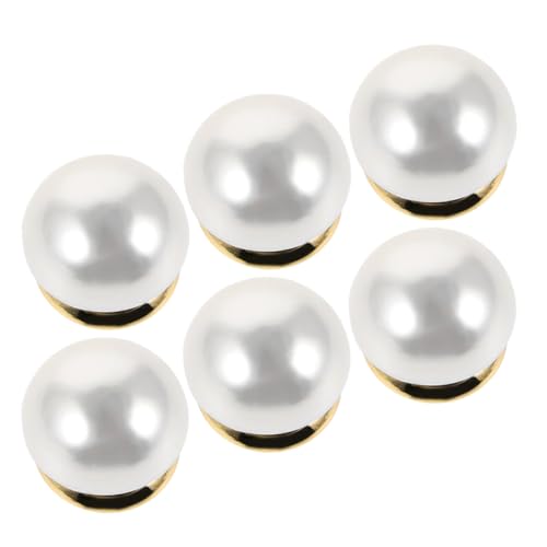 VALICLUD 6 Stück Sicherheitskleidungsknopf Magnetischer Perlenknopf Magnetstift Broschen Konverter Magnetstift Magnetknopfclips Broschenknöpfe Ohne Nähen Ersatzbrosche Pin Button Pin Weiß von VALICLUD