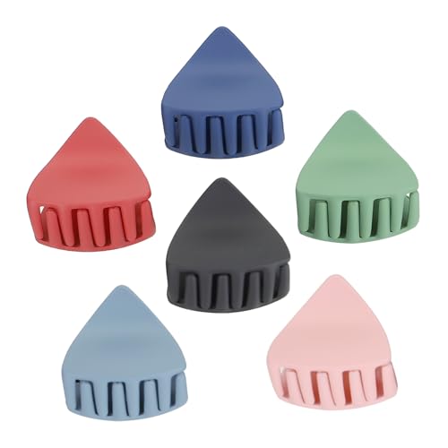 VALICLUD 6 Stück Teiliges Haarklammern aus Acryl Rutschfeste Haarspangen für Frauen und Mädchen Schmerzfreie Haarklammern mit Starkem Griff Geeignet für Alltag und Styling von VALICLUD