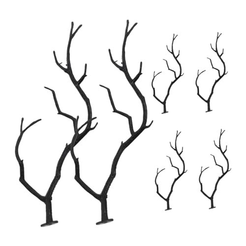 VALICLUD 6 Stück Teiliges Künstliche Korallenbaumzweige aus Langlebigem Kunststoff Realistische DIY Dekoration für Halloween Weihnachtsdeko Bastelprojekte und Wohnraumgestaltung von VALICLUD