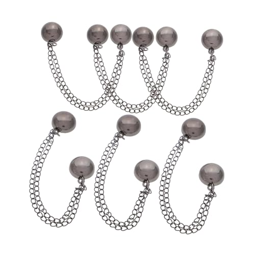 VALICLUD 6 Stück Teiliges Magnetische Cinch Clips für Kleidung Verstellbare Hosenverschluss Clips Starke Magnetische Knöpfe für Jeans Praktische Befestiger gegen Bodenschleifen Einfache von VALICLUD