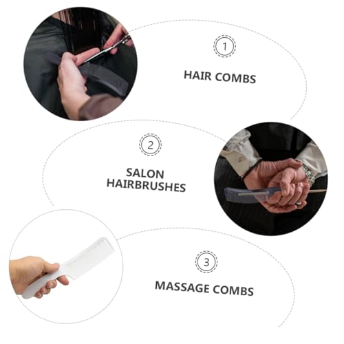 VALICLUD 6 Stück Teiliges S förmiges Salon Friseurwerkzeuge Frisierwerkzeug Langlebig Antistatisch Präzise Styling für Damen Herren Kompakt Tragbar von VALICLUD
