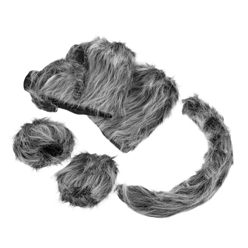 VALICLUD 6stücke Wolf Ohren Kostüm Set Mit Stirnband Und Für Halloween Cosplay Party Zubehör Für Erwachsene Und Junge Mädchen von VALICLUD