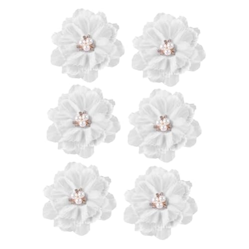 VALICLUD 6 Stück Teiliges Zarte Kleine Blüten Haarklammern für Mädchen Robust Fester Sitz Haarschädenfrei Leichte Haarschmuck Clips für Alltag Hochzeit und Styling von VALICLUD