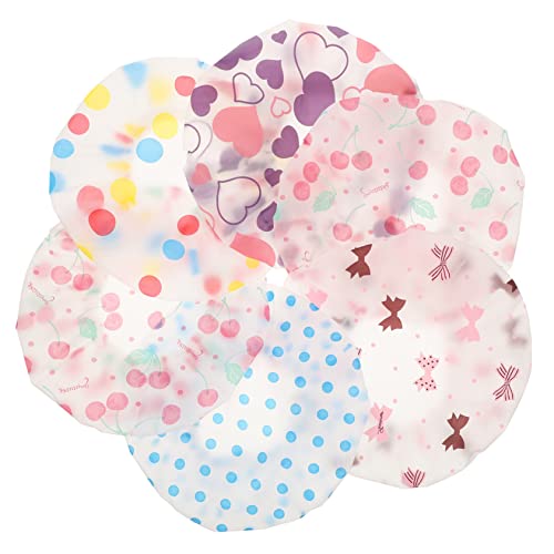 VALICLUD Wiederverwendbare Duschhaube Elastisch für Kinder 6 Stück Hautfreundlich Schützt Haare Beim Duschen von VALICLUD