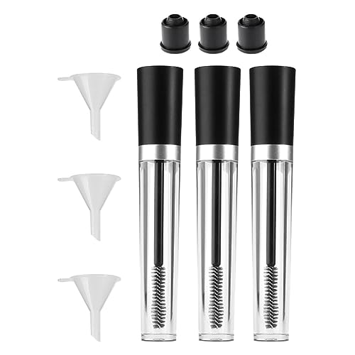 VALICLUD 6st Flasche Mit Wimpernlösung Flasche Machen Mascara-tube Aus Kunststoff Behälter Für Wimperncreme Mascara-fläschchen Flasche Tragbares Wimpernrohr Lippe Plastik Mini Lipgloss von VALICLUD