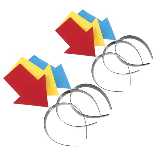 VALICLUD 6 Stück Witzige Spitzen-headbands Leicht und Bequem für Halloween Cosplay Festivals und Live-streaming Farbenfrohe Party-haarreifen als Lustiges Accessoire für Damen und Mädchen von VALICLUD