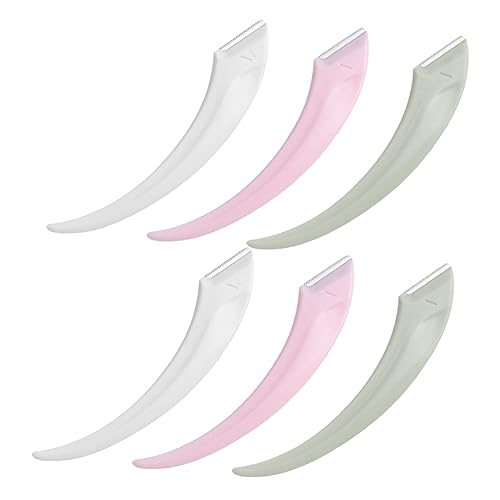 VALICLUD 6 Stücke Augenbrauen Trimmer Brauen Gesicht Kleine Form Frau Professionelle Männer Schwarz Pflege Gesichtsrasierer Augenbrauen Schere Rasierer Entfernung Schönheit Werkzeuge Abs von VALICLUD