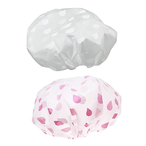 VALICLUD 6 Stücke Wasserdichte Haar Kappe Bad Hut Dusche Frauen Wasserdicht Küche Hut Bade Hut von VALICLUD
