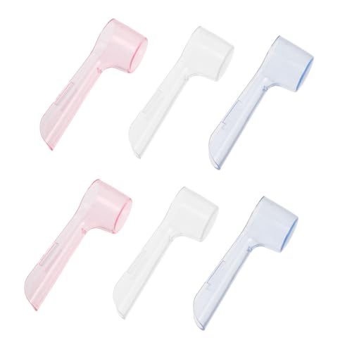 VALICLUD 6 Teilige Schutzhülle Für Zahnbürstenköpfe Reisezubehör Externes DVD Laufwerk Zahnbürstenbehälter An Der Wand Montiertes Zahnbürstenetui Hai Zahnbürstenschutzclip Burst von VALICLUD