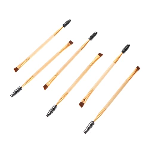 VALICLUD 6 Teiliges Augenbrauenpinsel Set Mascara Pinsel Wimpernbürste Anzüge Für Frauen Make Up Tools Augenbrauen Spoolie Mit Doppeltem Ende Wimpernzange Tragbarer Wimpernzange von VALICLUD