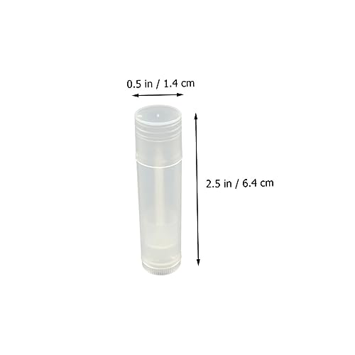 VALICLUD 60 Stück Nachfüllbare Lippenpflegestifte Tuben DIY Kosmetik Behälter Leicht Tragbar Für Lippenbalsam und Körperpflege Für Frauen Und Mädchen von VALICLUD