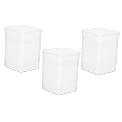 VALICLUD 600 Stück Professionelle Fusselfreie Wimpernkleber Reinigungspads mit Klebstoffflaschen Wischern Hautfreundliche Kompakte Wischpads für Wimpernverlängerung und für Salon und Reise von VALICLUD