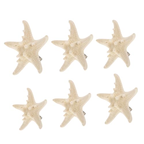 VALICLUD 6stücke Seestern Haarspange Stern Haarnadeln Haarspangen Im -stil Für Damen Und Herren Seesternform Haarschmuck Haarnadeln Für Hochsteckfrisuren von VALICLUD