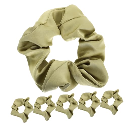 VALICLUD 6stücke Seide Scrunchies Für Frauen Und Mädchen Elastische Haarseile Als Pferdeschwanzhalter Haarband Mit Seidenoptik Haarschmuck Für Verschiedene Frisuren von VALICLUD
