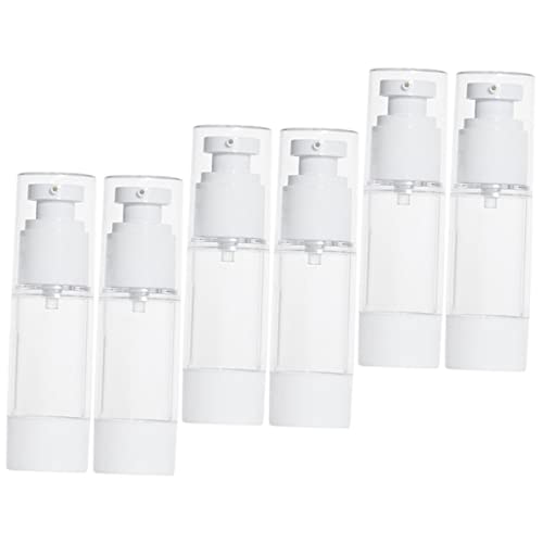 VALICLUD 6Stücke Vakuum Pumpflaschen Für Lotionen Reisegröße Kosmetikbehälter Aus Hochwertigem Material Für Gesichtscreme Shampoo Und Handcreme Auslaufsicher Und Tragbar von VALICLUD