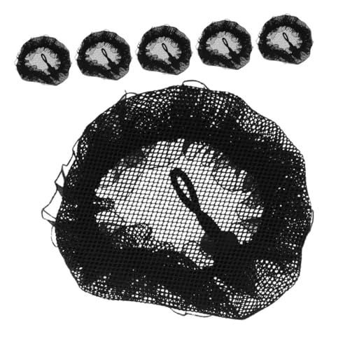 VALICLUD 6stücke Ballett Haarnetz Schwarzes Haarnetz Für Mädchen Performance- Haarabdeckung Für Mädchen Haarknoten-donut Eiskunstlauf- Dutt-abdeckung Snoods Für Frauen von VALICLUD