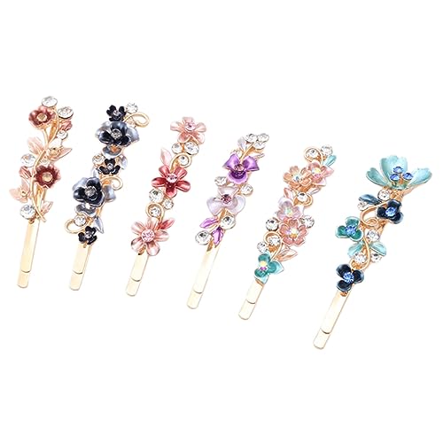VALICLUD 6stücke Haarnadeln Mit Strass-blumen Haarspangen Für Frauen Und Mädchen Dekorative Bobby Pins Mit Kristallen Passend Für Hochzeiten Geburtstage Und Alltag VALICLUD 6stücke Haarnadeln Mit Strass-blumen Haarspangen Für Frauen Und Mädchen Dekorative Bobby Pins Mit Kristallen Passend Für Hochzeiten Geburtstage Und Alltag von VALICLUD