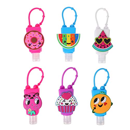 VALICLUD 6stücke Teiliges Tragbare Flüssigkeitsdispenser Flaschen Silikon Für Junge Mädchen Auslaufsicher Für Reisen Mit Praktischem Haken Zur Befestigung An Rucksäcken Und Taschen von VALICLUD