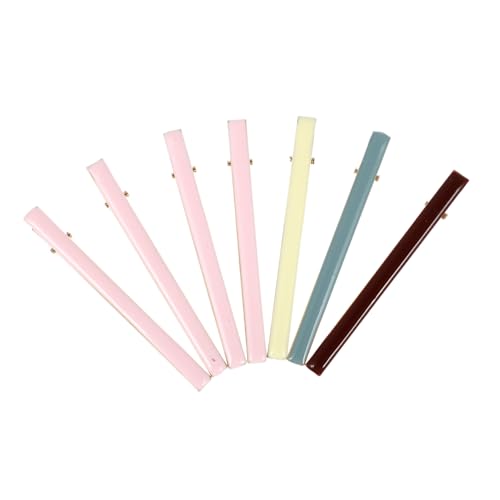 VALICLUD 7stücke Haarspangen Für Damen Und Frauen Modische Haarnadeln Aus Strapazierfähigem Material Einfache Clips Zum Befestigen Von Langem Haar Gemischte Farben Für Verschiedene von VALICLUD