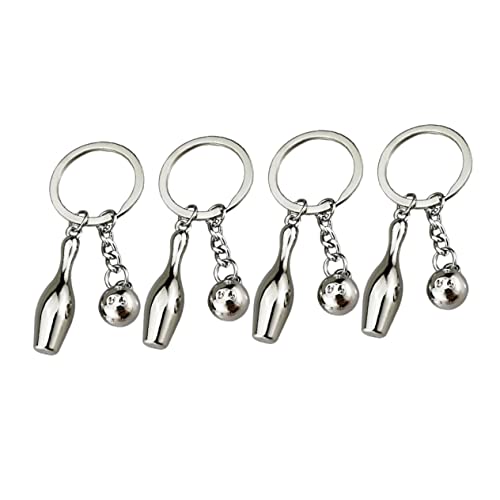 VALICLUD 8stücke Teiliges Bowling Schlüsselanhänger Kreative Sport-Themen Anhänger Für Schlüssel Taschen Mobiltelefone Robuste Und Langlebige Dekoration Für Bowling-Fans Und von VALICLUD