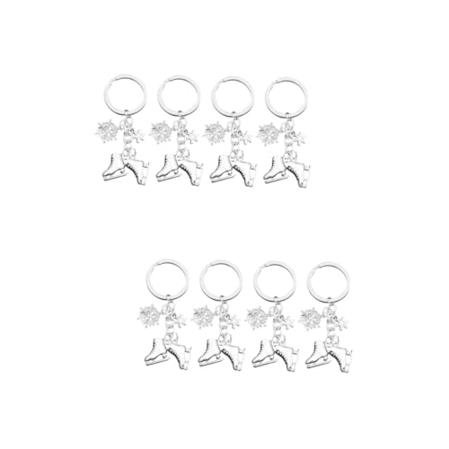 VALICLUD 8 STK Schlittschuh Schlüsselanhänger Skates Schlüsselanhänger Taschenanhänger Schlittschuhe Walzenzauber Schlüsselanhänger mit Schuhen Skaterschuhe Anstecknadeln für Rucksäcke von VALICLUD